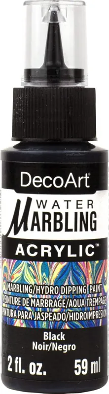 Decoart marbling 59ml – 01 zwart Goedkoop