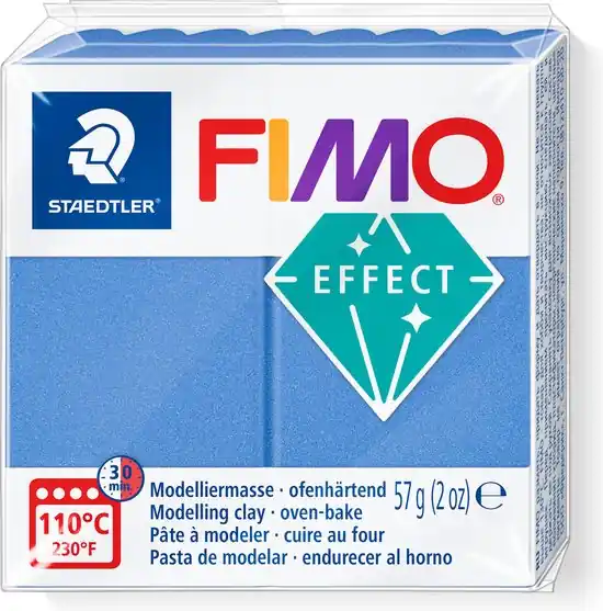 Veilige Betaling Staedtler fimo klei effect 57gr – 31 metallic blauw