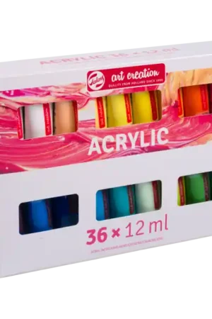 Actieprijs ArtCreation acrylverf – set 36 x 12ml