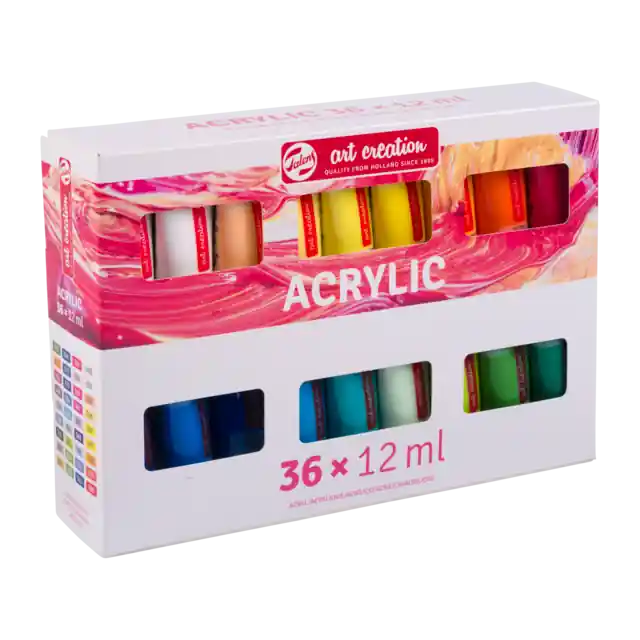 Actieprijs ArtCreation acrylverf – set 36 x 12ml