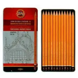 Koh I Noor grafietpotloden set 5B-5H Superprijs