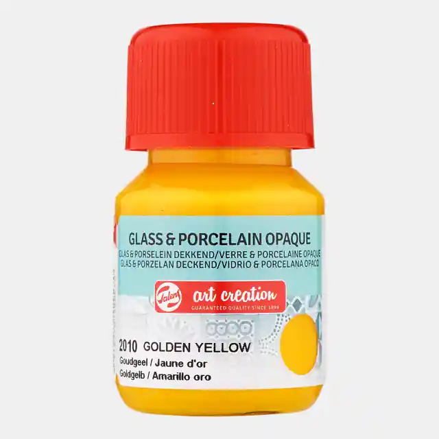Koopje ArtCreation Glass & Porcelain 2010 golden yellow opaque