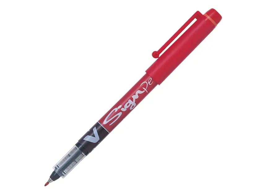 Pilot V-sign – rood Dagaanbieding
