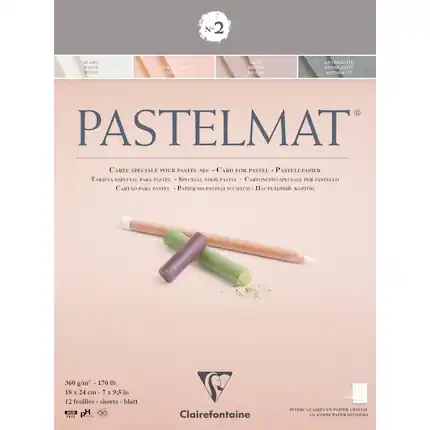 Laatste Versie Clairefontaine pastelmat No 2 18 x 24