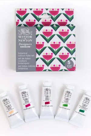 Winsor & Newton designers gouache – botanical set 5x14ml Op = Op