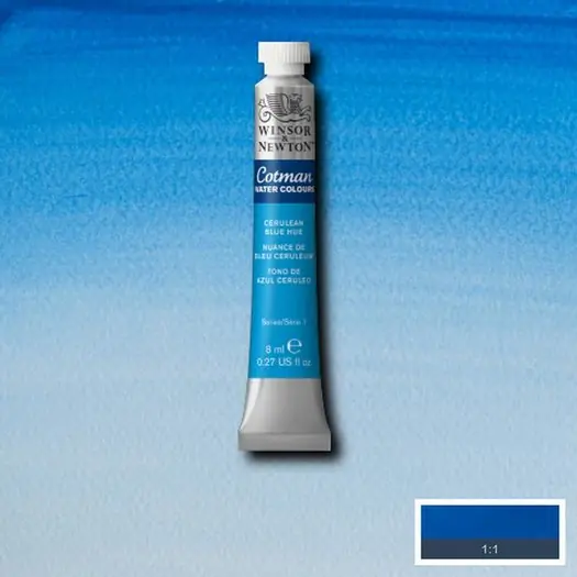 Winsor & Newton Cotman aquarelverf 8ml – 139 ceruleumblauw hue Bestseller