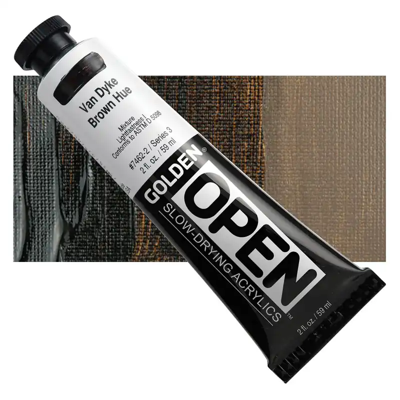 Bestseller Golden open acryl 60ml – S2 – 7462 van dyke brown hue