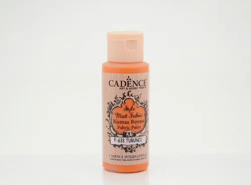 Cadence matt textielverf 59ml – 0633 orange Gratis Verzending