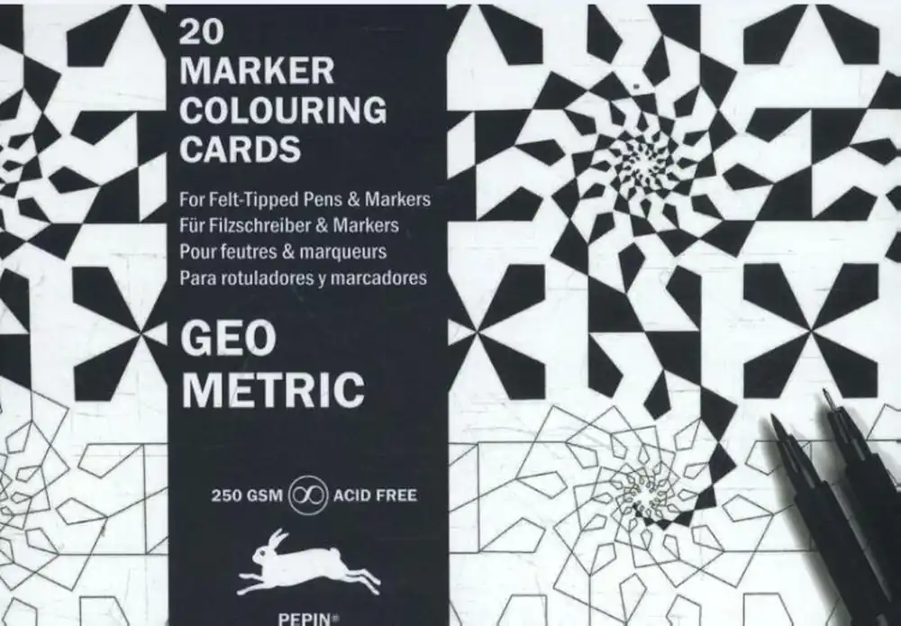 Geometric – Marker Colouring Cards Merkproduct