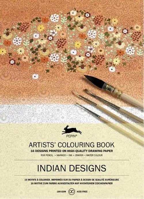 Indian designs – Artists' Colouring Book Koop Online