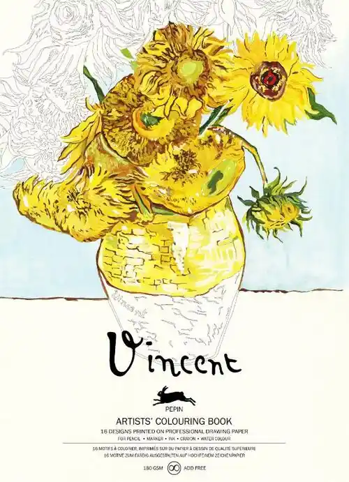Koop Vandaag Artists Colouring book – Van Gogh