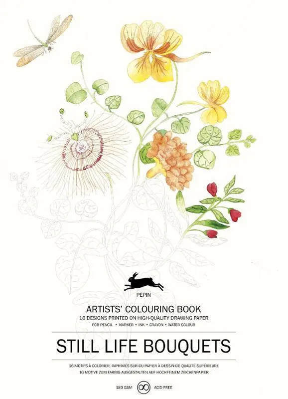 Artists Colouring book – Still life bouquets Favoriet