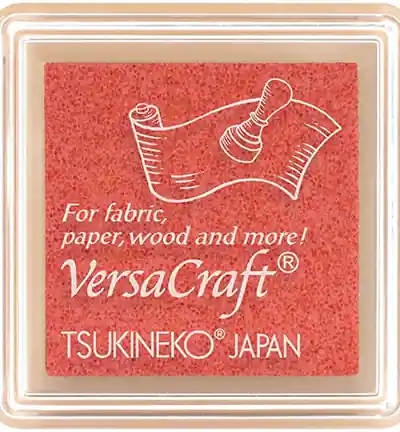 Versacraft inkpad 3 x 3 coral pink Finale Uitverkoop