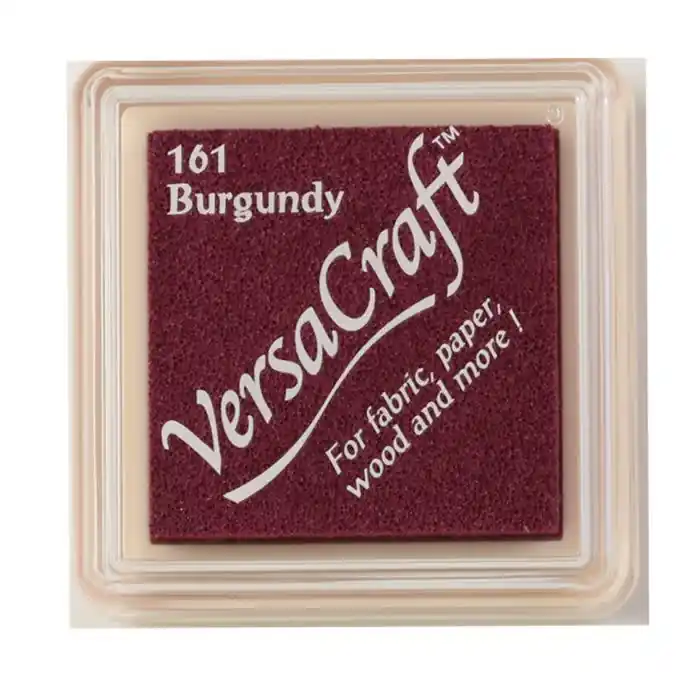 Versacraft inkpad 3×3 161 bordeaux Beperkte Voorraad