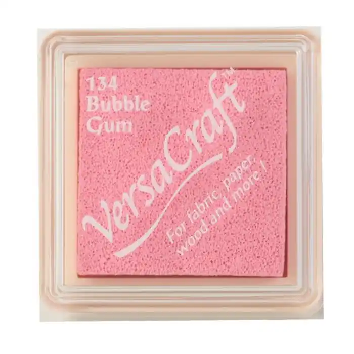 Versacraft inkpad 3×3 134 kauwgom roze Speciale Aanbieding