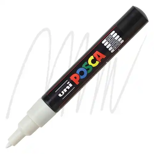 Alleen Vandaag Posca acrylmarker – PC-1MC 0.7mm – 1 wit