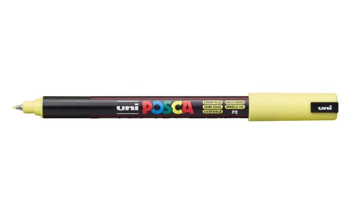 Posca acrylmarker – PC-1MR 0.7mm – 2 zonnegeel Snelle Levering