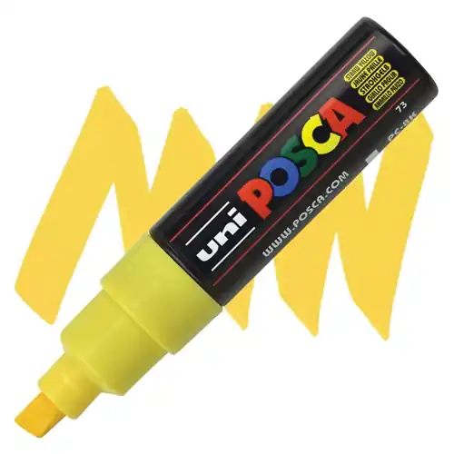Express Levering Posca acrylmarker – PC-8K 8mm – 73 strogeel