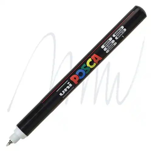 Snelle Levering Posca acrylmarker – PC-1MR 0.7mm – 1 wit