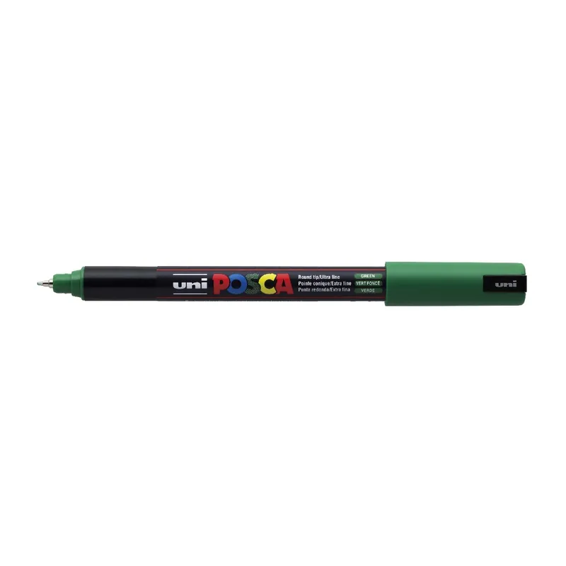 Posca acrylmarker – PC-1MR 0.7mm – 6 donkergroen Tijdelijk Beschikbaar