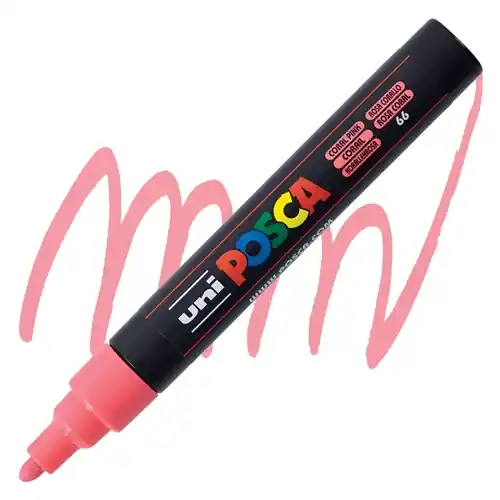 Posca acrylmarker – PC-5M 1.8-2.5mm – 66 koraal Koopje