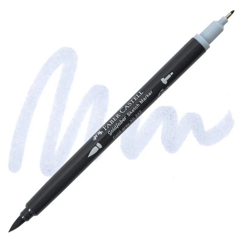 Gereduceerde Prijs Faber-Castell goldfaber sketch dualmarker – 242 cold grey XII