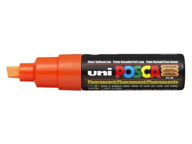 Meest Verkocht Posca acrylmarker – PC-8K 8mm – 4 fluo oranje