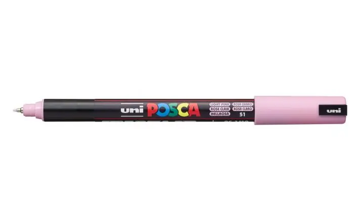 Posca acrylmarker – PC-1MR 0.7mm – 51 lichtroze Alleen Vandaag