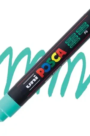 Aanbieding Posca acrylmarker – PC-5M 1.8-2.5mm – 6 zeegroen