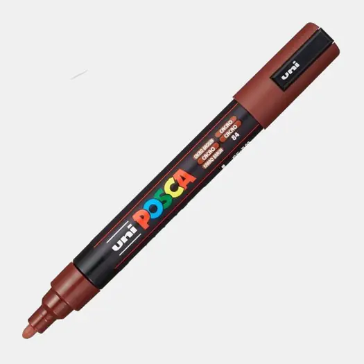 Posca acrylmarker – PC-5M 1.8-2.5mm – 84 chocolade bruin Seizoensaanbieding