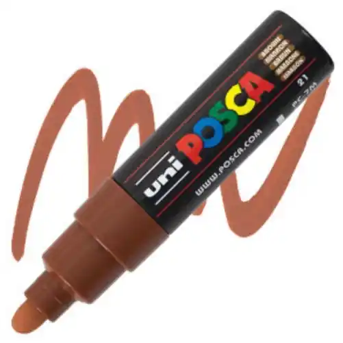 Posca acrylmarker – PC-7M 4.5-5.5mm – 21 kastanjebruin Hete Deal