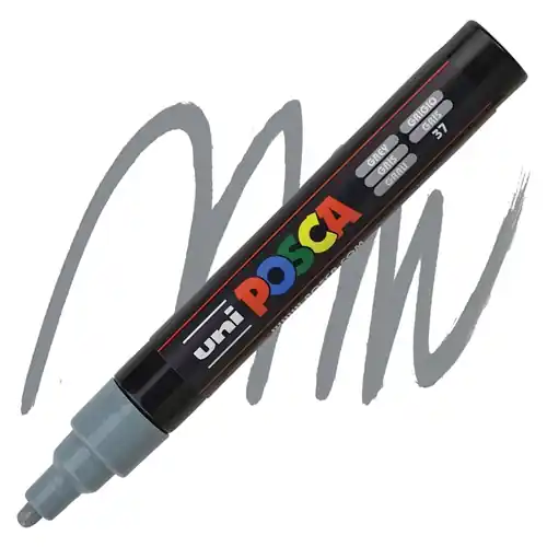 Posca acrylmarker – PC-5M 1.8-2.5mm – 37 grijs Betaalbaar