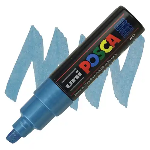 Posca acrylmarker – PC-8K 8mm – 33 metallic donkerblauw Koop Online