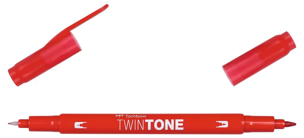 Uitverkoop Tombow TwinTone – 25 red