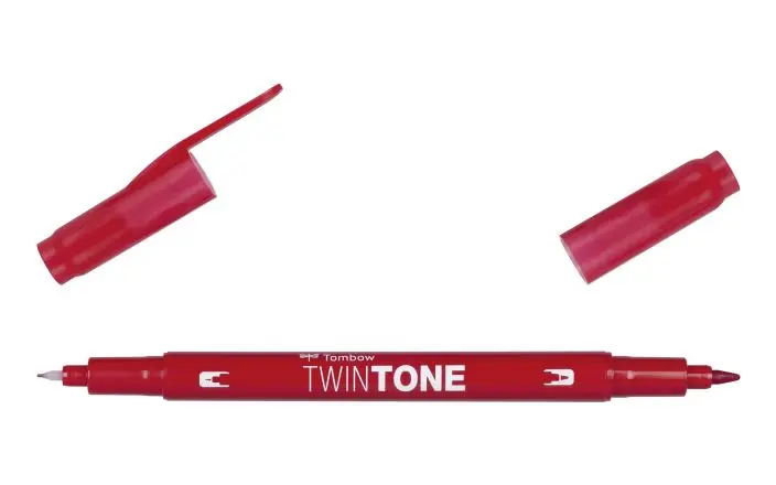 Tombow TwinTone – 75 Strawberry red Snelle Levering