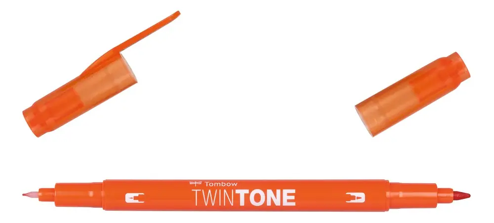 Voordeelprijs Tombow TwinTone – 76 Carrot orange