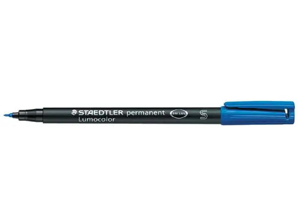 Staedtler lumocolor blauw S Betrouwbaar