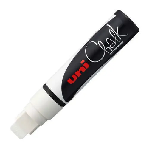 Uni-ball chalk krijtmarker met rechthoekige punt extra breed Korting