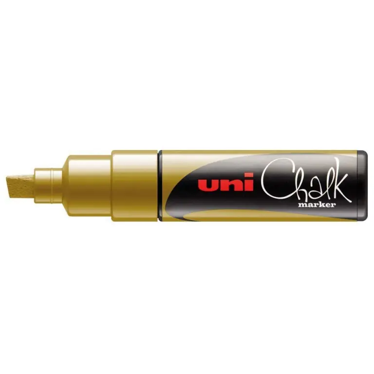 Uni-ball chalk krijtmarker met schuine punt breed Korting