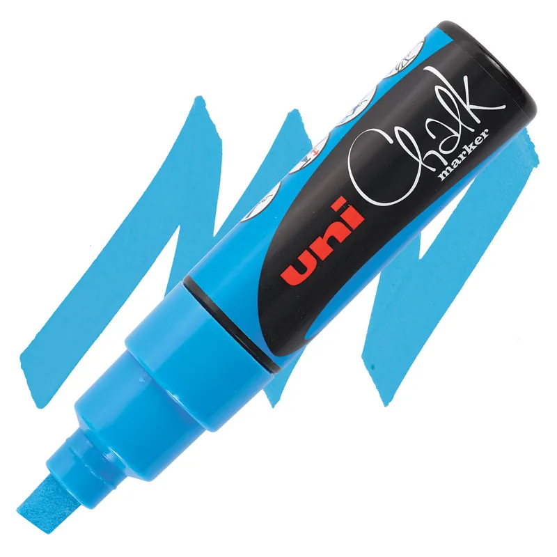 Uni-ball chalk krijtmarker met schuine punt breed Bestseller