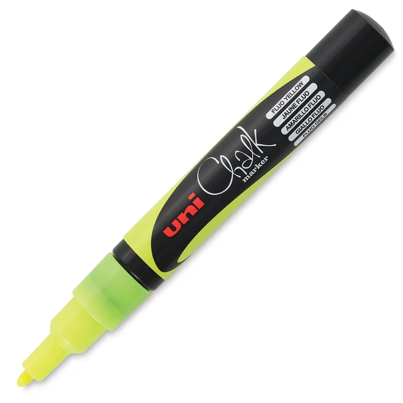 Uni-ball chalk krijtmarker met conische punt fijn Koop Vandaag