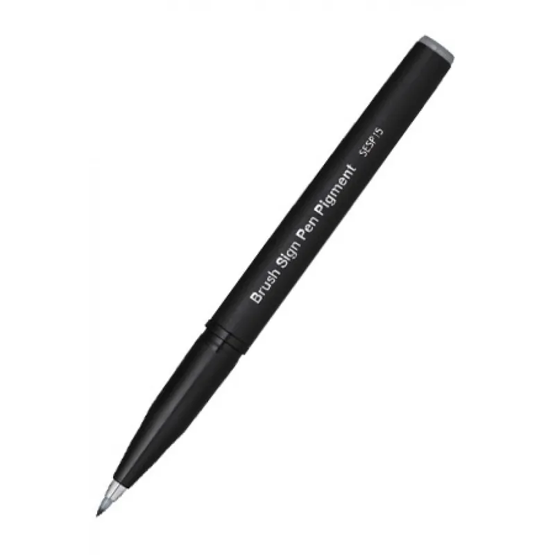 Gecertificeerd Pentel sign pen pigment – grijs