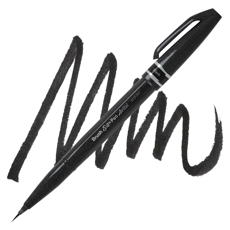 Veilige Betaling Pentel brush sign pen artist