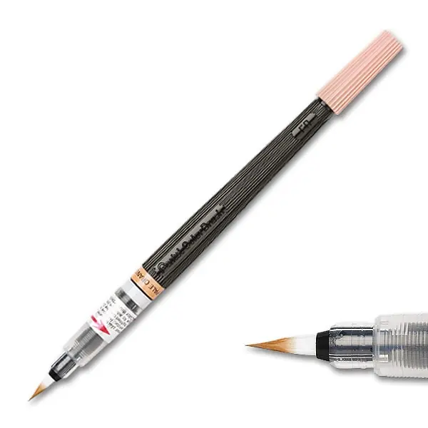 Pentel Penseelstift incl. vulling licht oranje Meest Verkocht