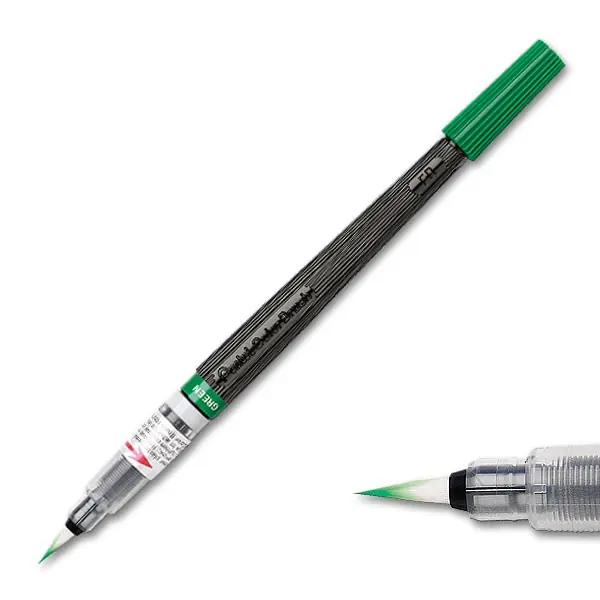 Nu Kopen Pentel Penseelstift incl. vulling groen