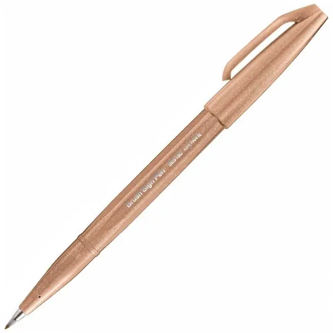 Dagaanbieding Pentel sign brushpen – SES15C pale brown
