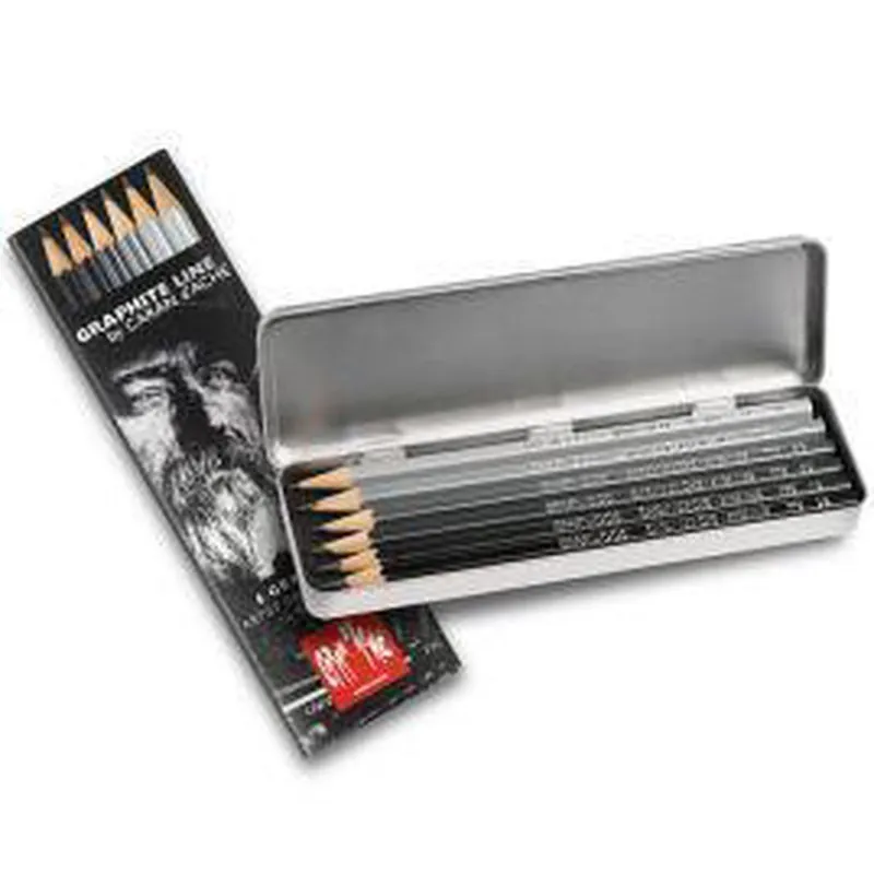 Flitsaanbieding Caran d'ache graphite line – grafwood set 6
