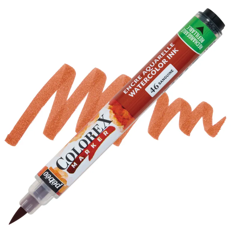 Uitverkoop Pebeo colorex brushpen – 46 sanguine