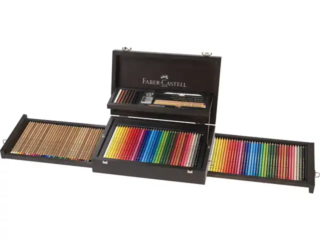 Faber-Castell Polychromos – compendium set 126 Snelle Levering
