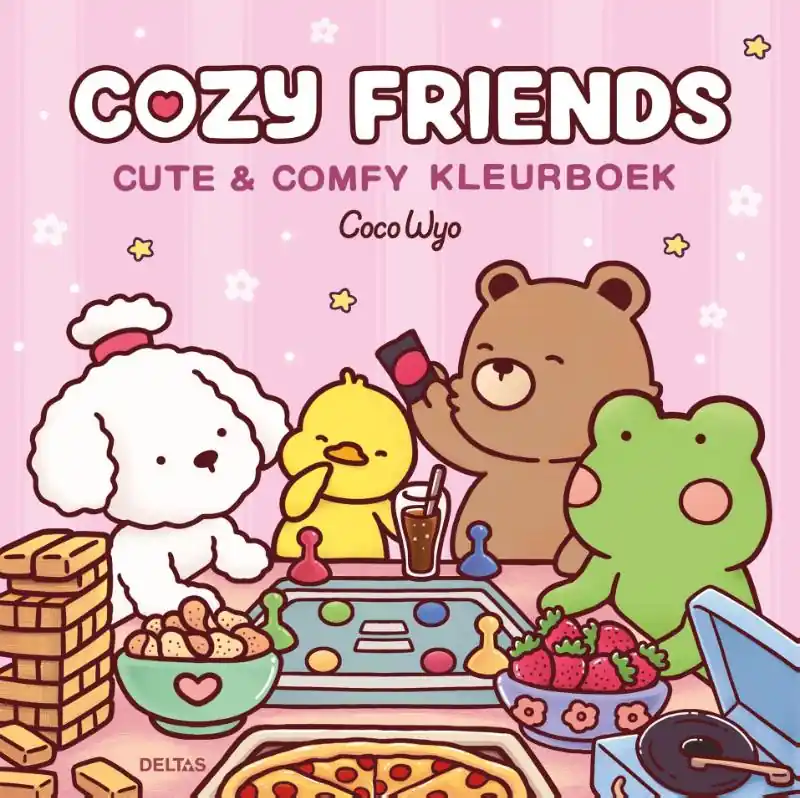 Cozy Friends Cute & Comfy kleurboek – Coco Wyo Aanbieding